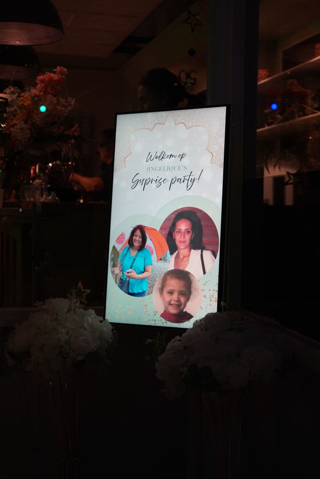 Digitaal Welkomstbord voorbeeld 4