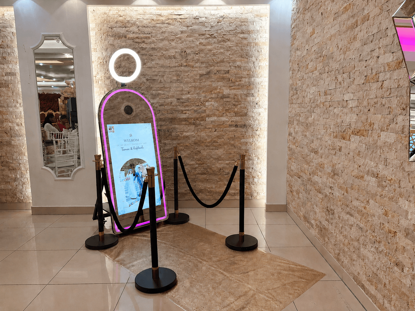 Mirror Photobooth op luxe eventopstelling